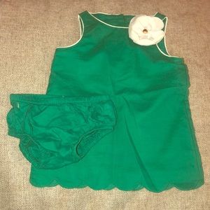 EUC Green Jumper Dress